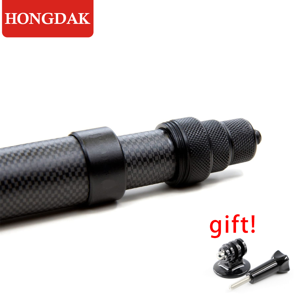 Camera Tripod Carbon - HONGDAK 3m ألياف الكربون قابلة للتطوير
