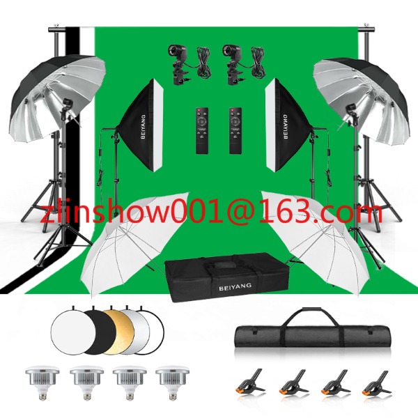 Photography Umbrella Lights - معدات استوديو الصور 2.6*3 م/2*3 م