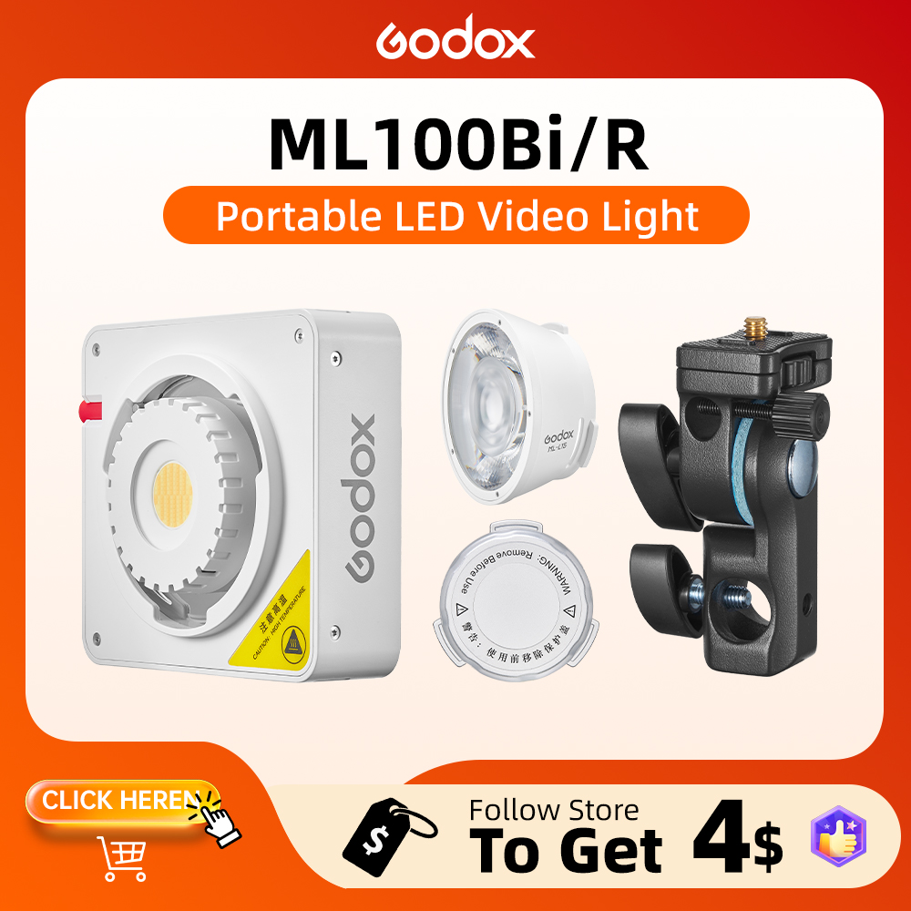 Photography Umbrella Lights - ضوء فيديو LED ملون بالكامل Godox