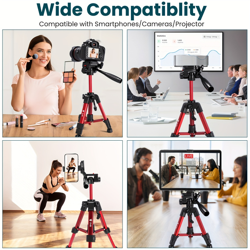 حامل ثلاثي القوائم خفيف الوزن  - مراجعة Camera Tripod Carbon وسعره