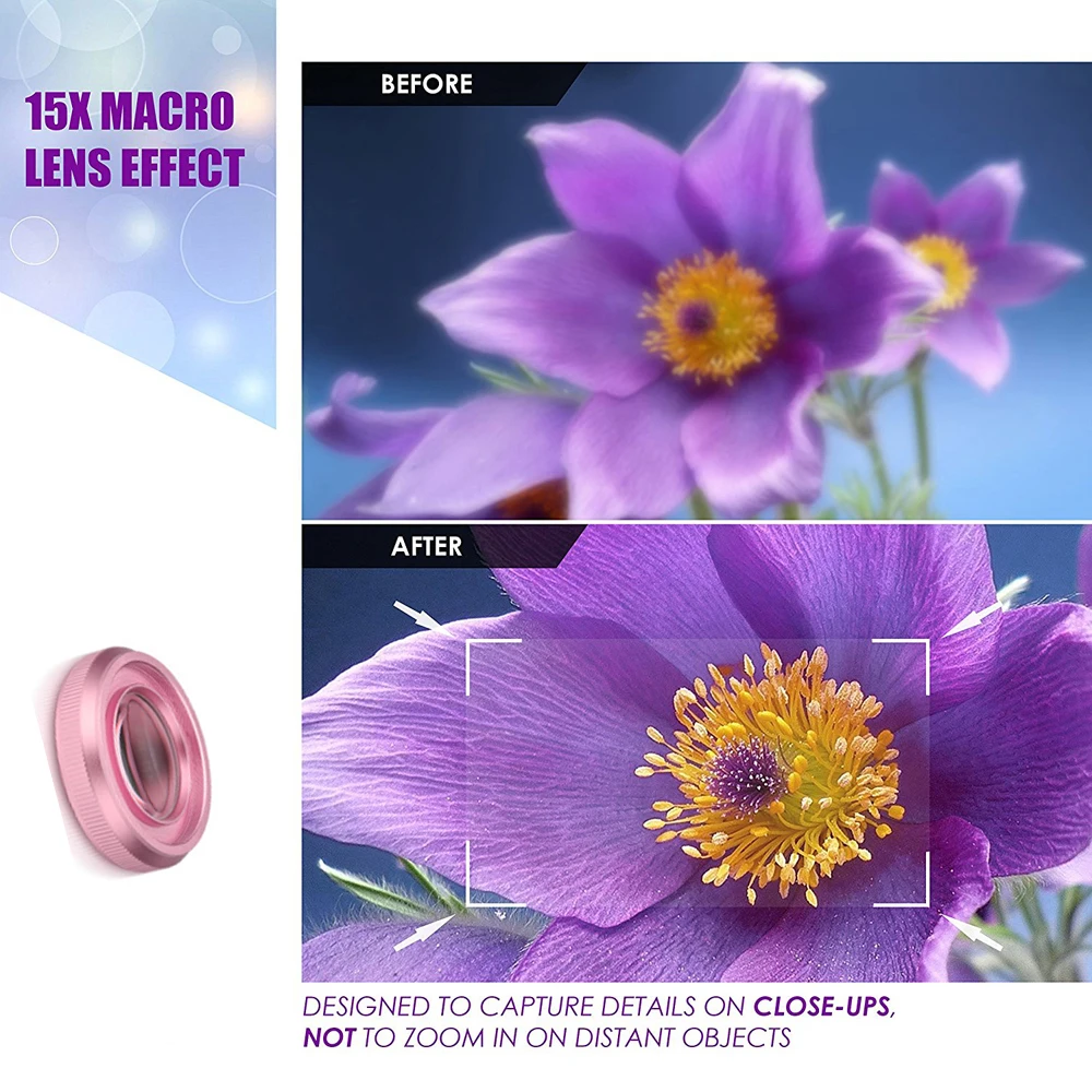 15X عدسة ماكرو 4K HD المهنية ا - مراجعة Photography Trick وسعره