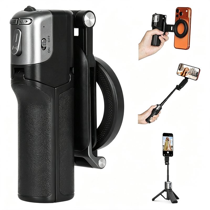 B04C-عصا سيلفي مغناطيسية صغيرة - مراجعة Camera Tripod Carbon وسعره